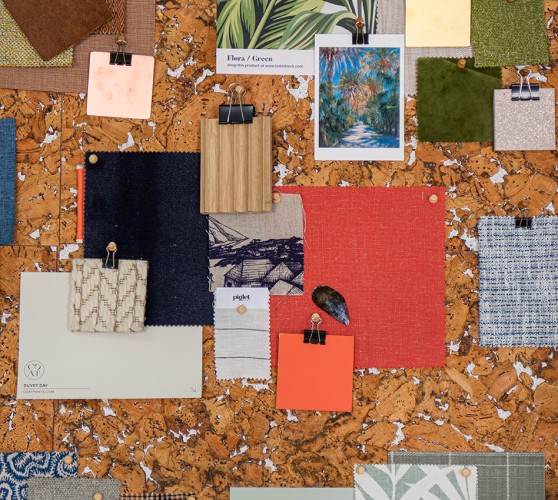 material sample selections