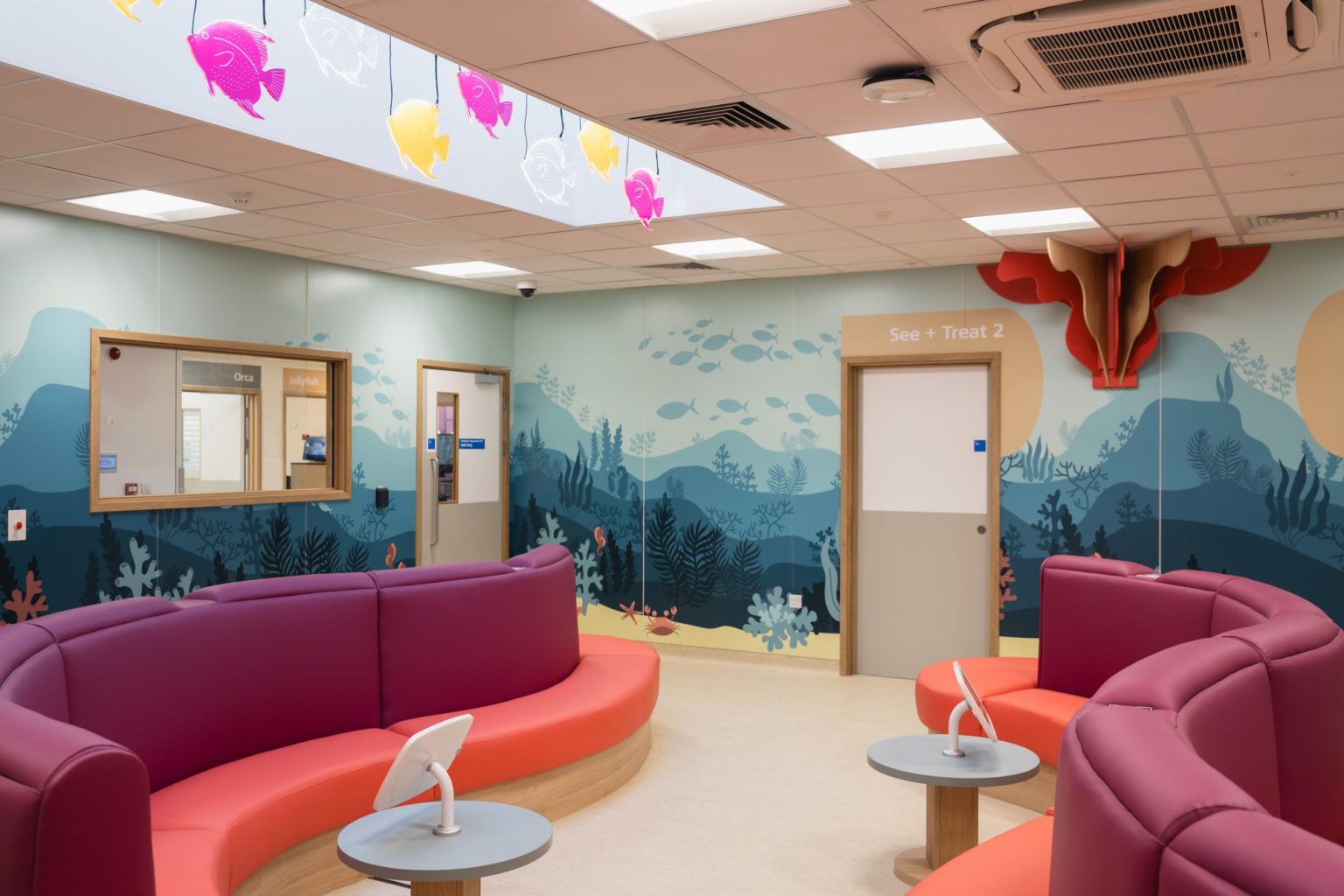 paediatric emergency department interior design | Boaz Studio ltd
